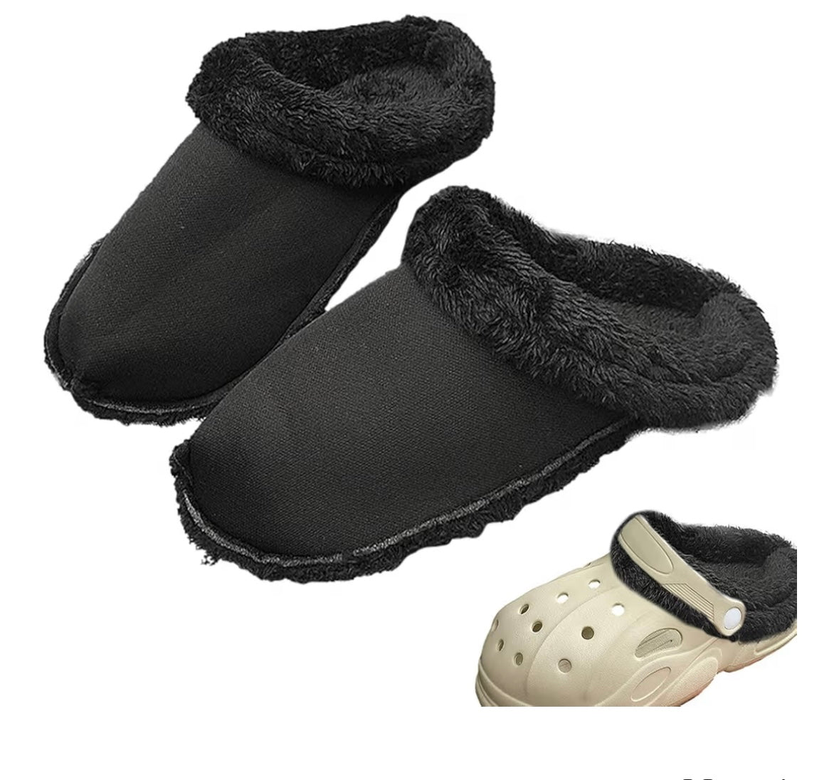 Chaussettes fourrure crocs