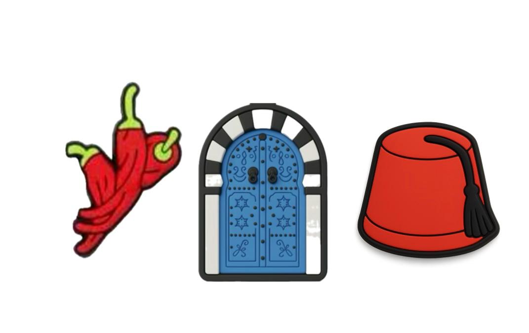 Pins crocs Tunisie ( 4 pins)