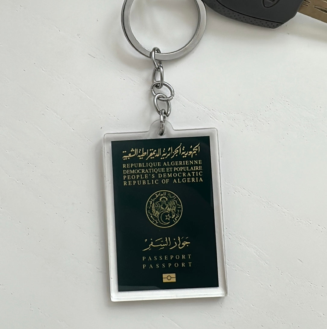 Porte clé passeport Algérie