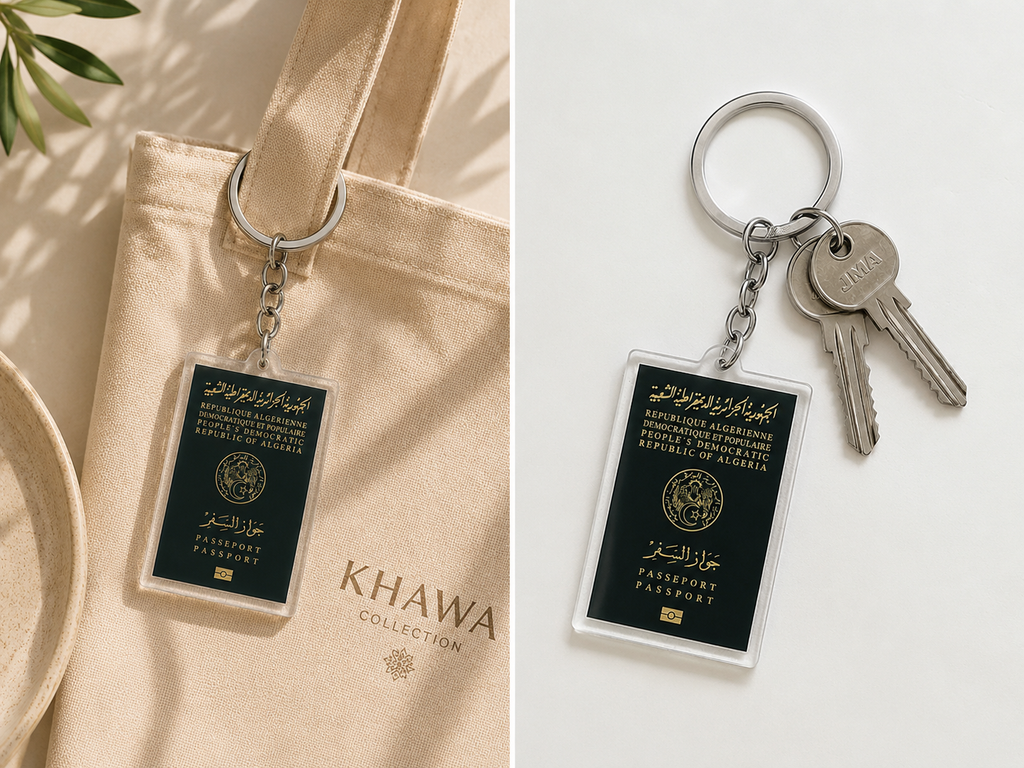 Porte clé passeport Algérie