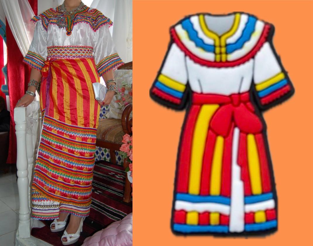 Pins crocs Robe kabyle