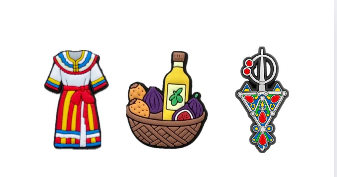 Pins crocs kabyle (3 pins)