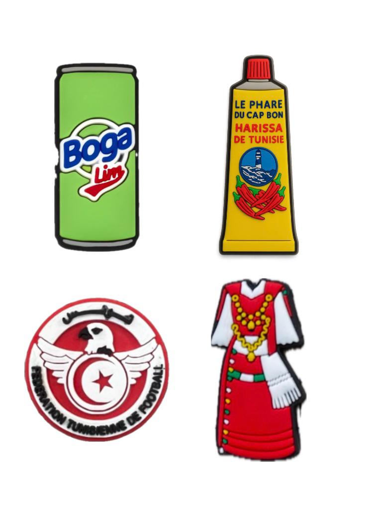 Pins crocs Tunisie (4 pins)